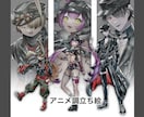 TRPG、ゲーム立ち絵を立体的に制作いたします セミリアル～アニメ調まで絵柄調整可能です！ イメージ6