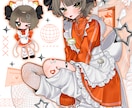 表情豊かでときめくイラスト制作致します 貴方の活動を全力サポート！何度でも修正可〇 イメージ8