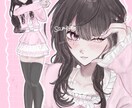 l創作/オリジナルl ふわかわイラスト制作します ふわっと甘く、でも繊細に。特別な一枚をお届けします イメージ1
