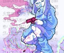 ポップなテイストでご希望のイラストをお描きします あなたのお好みに沿ったイラストをご提供！✨ イメージ8