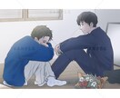 映画のワンシーンのようなスチルイラストを描きます 動画用や記事のサムネ用等お気軽にご相談ください＾＾ イメージ3