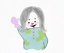 似顔絵やアイコンなど簡単なタッチでイラスト描きます ダボッとゆるふわ癒し系イラスト イメージ4