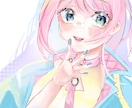 とびきりキラキラの可愛い女の子を描きます 透明感満載の目を惹くキラキラ瞳の女の子を描きます イメージ1