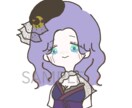 Vtuber等々、ミニキャラお描きします 上半身までのミニキャラ︎、デフォルメイラスト︎☺︎ イメージ2