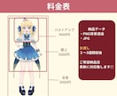立ち絵制作します 配信用・Vtuber様用の立ち絵をお描きします◎ イメージ2