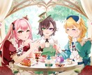 活動者様･ゲーム関連のイラスト描きます ご希望に添えるまで！絵柄寄せも可能です！ イメージ10