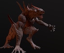 オリジナル3Dキャラクターモデルを制作します 三面図なしでも可！ゲームや幅広い用途で使用可能 イメージ4