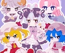 Vtuber向け！ポップなデフォルメ描きます アイコン、おはV、サムネ、グッズにもピッタリ イメージ1