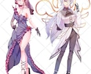 キャラデザやアイコンイラスト、1枚絵など描きます 瞳が綺麗な女の子を描きます。暖色系が得意です。 イメージ2