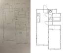 2枚目以降3000円！手書図面をCADで清書します 建築CAD使用できれいにトレースします。 イメージ1