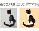 最短即日！写真から犬、猫などのイラストを描きます 写真から特徴を表現して、あなたにとって特別な一枚にします イメージ2