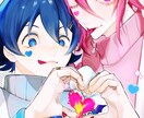 音声パッケージや小説の表紙など！1枚絵描きます 観賞用から商用向けまで！OC～二次創作の3L描きます！ イメージ6