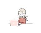 ゆるい＋シンプル♡ アイコンイラスト制作します あなた好みの ゆるかわシンプルなイラストに ᵔㅅᵔ ♡ イメージ8