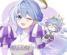 グッズやSNS活動など貴方様だけの一枚絵を描きます 可愛い女の子のイラストを描きます！ イメージ2