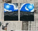 2つで1つになる風景画を描きます 1つでも飾れる、2つ並べると繋がります イメージ1