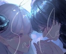 水面に浮かぶ月のような、夢のような絵をお届けします SNSアイコン/YouTube等幅広くご利用いただけます イメージ1