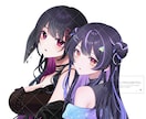 商用OK！目を引くキャラの一枚絵描きます 絵柄寄せが得意です♪リアル調、アニメ調幅広く対応します！ イメージ7