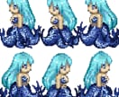 RPGツクールMZ・MV規格の歩行ドット作ります ＲＰＧツクールＭＺ・ＭＶ用のオリジナル歩行ドット作成 イメージ7
