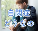自閉スペクトラム症の悩み。今すぐ、お聴きします 相談員経験者が、１分から何分でも、悩みに寄り添います。 イメージ1