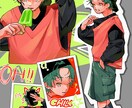 最短3日ポップでかっこかわいいイラストお描きします アイコン、サムネ、挿絵、立ち絵などカラフルポップをお届け! イメージ2