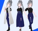 VRchat向けフルスクラッチ衣装製作します あなたのオリジナル衣装をblenderで作成します！ イメージ6