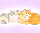 かわいい猫ちゃんの絵をお描きします ご自身用、ご家族お友達のプレゼント用にいかがしょうか？ イメージ4