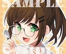 お顔アップイラスト描きます SNSアイコンから動画サムネイル素材まで利用OK！ イメージ6