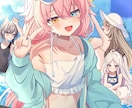 商用利用込！かわいいイラストかきます 納期は2026年5月納期可です。リピーター様1000円引有 イメージ6