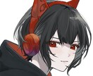 色使いでキャラを引き立たせるようなイラスト描きます 歌い手・VTuberなど活動用イラストが欲しい方へ イメージ3