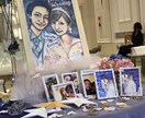 結婚式のテーマにあったお二人の似顔絵を描きます ウェルカムボードや両親への記念品にピッタリの似顔絵を描きます イメージ3