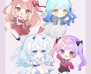 もちっとしたミニキャラ描きます ご希望に沿ったSDイラスト、短納期でお届けします！ イメージ3
