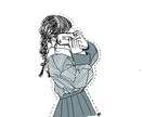 現役デザイナーが、お洒落イラスト・似顔絵を描きます お洒落でレトロな雰囲気。似顔絵やアイコン、プレゼントに！ イメージ8