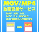 動画の変換代行サービス(MOV/MP4)対応します MOVやMP4に迅速変換！高品質でお届けします イメージ1