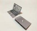 新提案】MacBook型二つ折り名刺つくります あなたのノートパソコンを再現して特別な名刺にします！ イメージ8