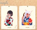 おまかせプラン：人物単体のイラストを作成します 手描きならではのぬくもりとやさしい空気感を大切に仕上げます イメージ4