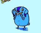 ポップなキャラクター・人物・動物イラスト作成します アイコン・グッズ・プレゼント用などに！オリジナルイラスト作成 イメージ7