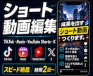 ショート動画を見やすくテンポよく編集します 冒頭で惹きつけ、最後まで見やすい動画に仕上げます イメージ1