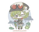 SDキャラクターの可愛いイラストを作成します お手頃価格で可愛いSDキャラクターを貴方に！ イメージ5