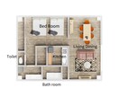 広告効果がUPする住宅間取り図を1日で作成します AIを活用した間取りの3D化で、低価格を実現しました。 イメージ5