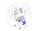 透明感かわいいSDキャラ描きます 透明感のあるやわらかい塗りで丁寧に仕上げます◎修正対応あり イメージ4
