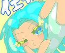 バストアップのイラスト描きます 等身、またはデフォルメ風の絵柄でのイラストを提供します。 イメージ2