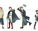 雰囲気・重厚感ある人物イラスト描きます 渋めの男性キャラが得意です！立ち絵・サムネ・アイコンなど イメージ3