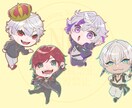SDキャライラスト作成します 配信・グッズ・動画におすすめ！商用利用可OK！ イメージ6