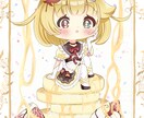 ゆめかわな女の子やアイドルのような女の子を描きます 二次利用料込み！ミニキャラは小物2つまで無料！ イメージ4