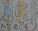 ほんわかしたイラスト書きます メッセージカードや色紙にオリジナルのイラストを イメージ8