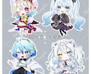 グッズ用等にSDイラスト制作いたします Vライバー様向け！ポーズや表情はお任せも対応可能 イメージ1