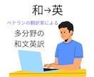 英語のネイティブによる和文英訳をします 英語のネイティブによる和文英訳 イメージ1