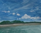心に残る風景画（海、朝日、夕日、空など）描きます 水彩画を油絵のように描く風景画 イメージ10