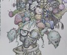 色鉛筆でお好きなのイメージでキャラクターを描きます 世界に一つだけのイラストを欲しい方に! イメージ1