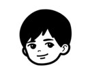 格安！モノクロ顔だけイラスト作成します アイコンにぴったり！短納期でシンプルなイラストを作成します！ イメージ9